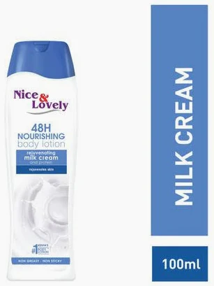 Nice & Lovely Body Milk Lotion 100ml